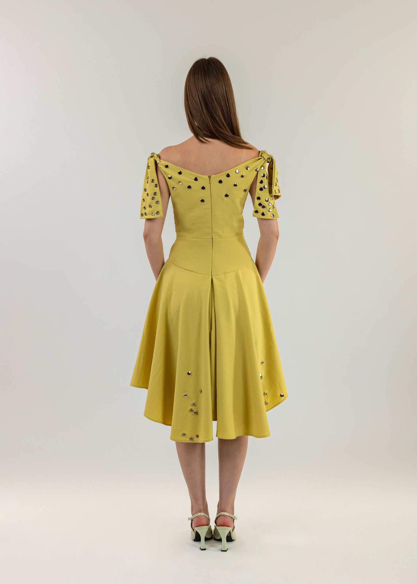 Mustard Studded Dress