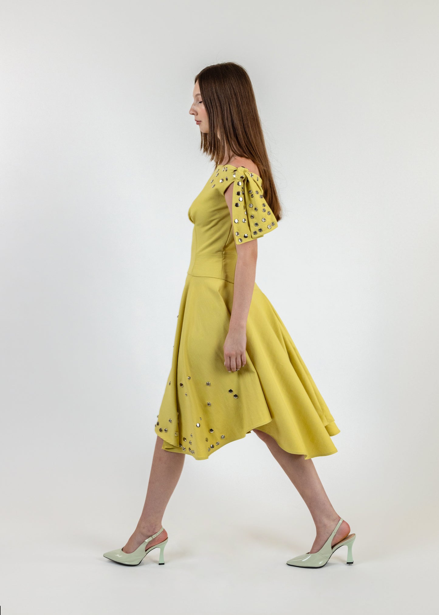 Mustard Studded Dress